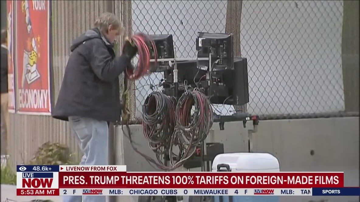 Pres. Trump threatens 100% tariffs on foreign films